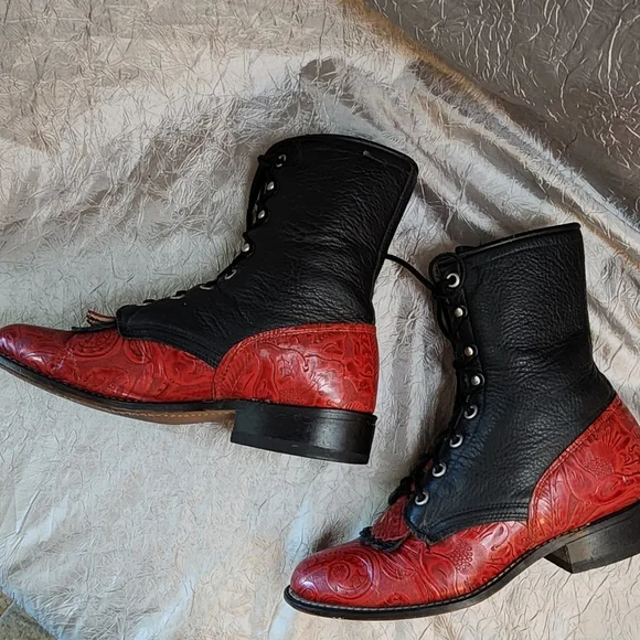 LAREDO ROPER BOOTS SZ 7 - Picture 10 of 16